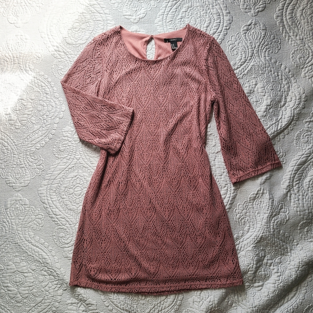 Mini Dress Forever 21. Mauve/ Dusty Rose. Size M